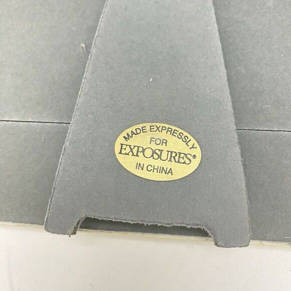 Vtg Exposures Hand Painted "November" Months of the Year 4X6 Picture Frame - Picture 10 of 11